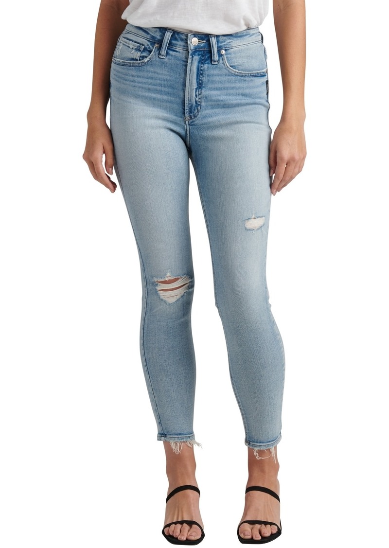 Silver Jeans Co. Women's High Note High Rise Skinny Jeans - Indigo
