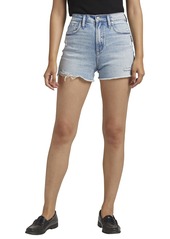 Silver Jeans Co. Women's Highly Desirable High Rise Short Med Wash RCS1
