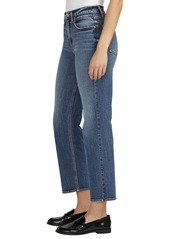 Silver Jeans Co. Women's Highly Desirable High Rise Straight Leg Jeans - Indigo