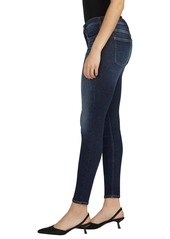 Silver Jeans Co. Women's Infinite Fit Mid Rise Skinny Jeans - Indigo