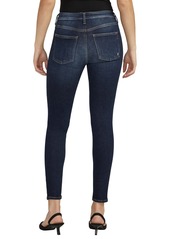 Silver Jeans Co. Women's Infinite Fit Mid Rise Skinny Jeans - Indigo