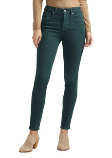 Silver Jeans Co. Women's Isbister High Rise Skinny Leg Jeans - Emerald Green