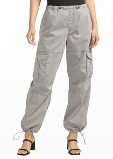 Silver Jeans Co. Women's Parachute Cargo Pants - Cement