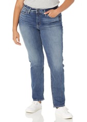 Silver Jeans Co. Women's Plus Size Avery High Rise Straight Leg Jeans  16W X 31L