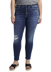 Silver Jeans Co. Women's Size Avery High Rise Skinny Jeans Med Wash ECF367
