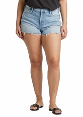 Silver Jeans Co. Women's Plus Size Frisco High Rise Shorts  16W X 4L