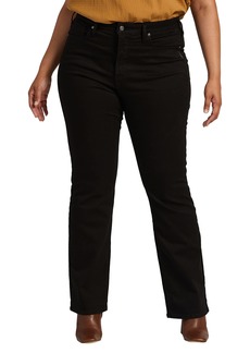 Silver Jeans Co. Women's Plus Size Infinite Fit High Rise Bootcut Jeans Dark Wash INB531  x 33L