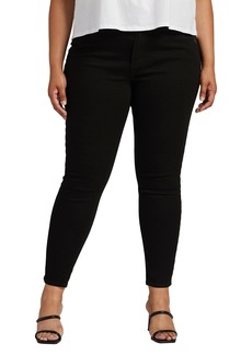 Silver Jeans Co. Women's Plus Size Infinite Fit High Rise Skinny Jeans Dark Wash INB531  x 27L