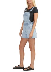 Silver Jeans Co. Women's Relaxed Shorts Overalls - Indigo