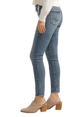 Silver Jeans Co. Women's Suki Mid Rise Curvy Fit Skinny Jeans - Indigo