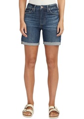 Silver Jeans Co. Women's Sure Thing Stretch Denim Shorts - Indigo