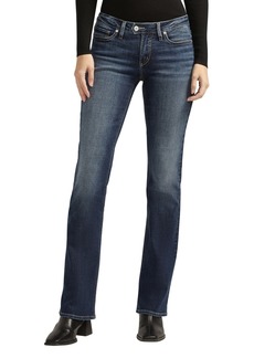 Silver Jeans Co. Women's Tuesday Low Rise Slim Bootcut Luxe Stretch Jeans - Indigo