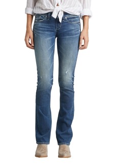 Silver Jeans Co. Women's Tuesday Slim Low Rise Boot Jeans - Indigo