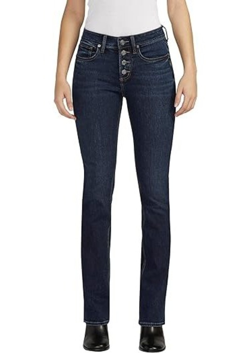 Silver Jeans Suki Mid Rise Curvy Fit Slim Bootcut Jeans L93639EDB499