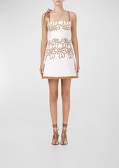 Silvia Tcherassi Balerina Embroidered Mini Dress