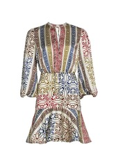 Silvia Tcherassi Fiorenza Stretch Silk Mini Dress