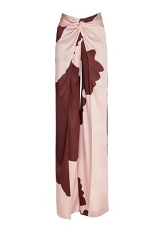 Silvia Tcherassi - Canturipe Gathered Silk Wide-Leg Pants - Multi - XS - Moda Operandi