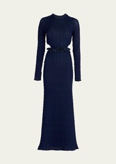 Silvia Tcherassi Myriam Smocked Cutout Dress