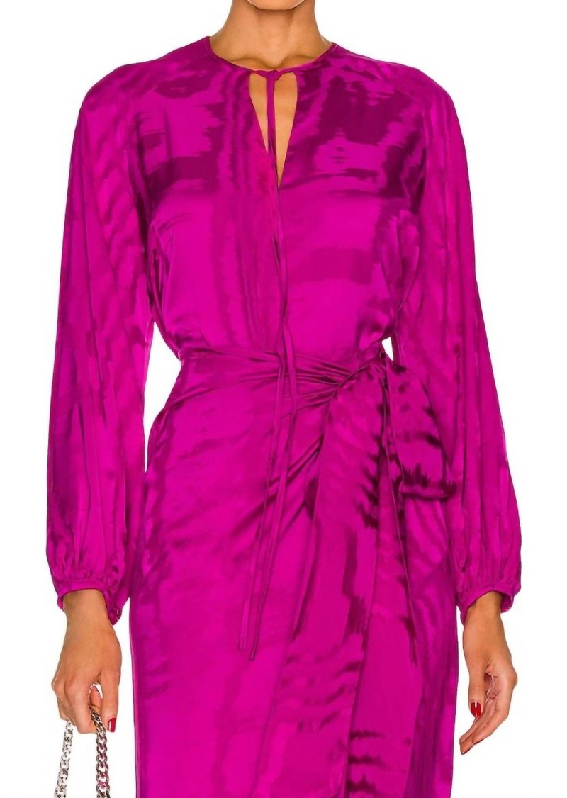 Silvia Tcherassi Vigolene Blouse In Magenta Ripple