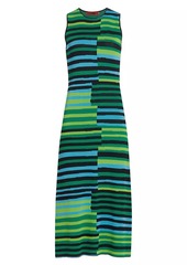 Simon Miller Axon Striped Knit Midi-Dress