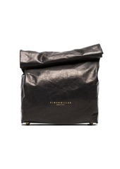 Simon Miller Black Lunchbox 20 leather clutch bag