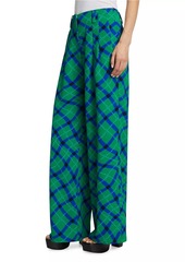 Simon Miller Bloo Plaid Relaxed Pants