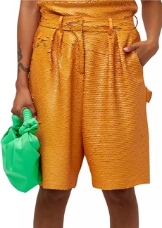 Simon Miller Didi Sequin-Embroidered Bermuda Shorts