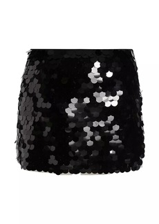 Simon Miller Dizzy Sequined A-line Miniskirt