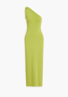 Simon Miller - One-shoulder stretch-knit maxi dress - Yellow - L