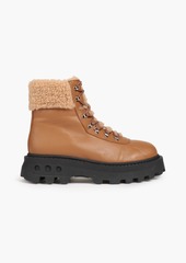Simon Miller - Scrambler leather platform hiking boots - Brown - EU 36