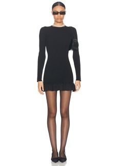 Simon Miller Otto Knit Poplin Combo Dress