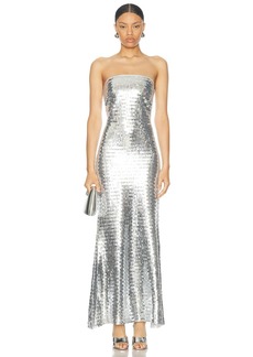 Simon Miller Sculpty Strapless Sequin Dress