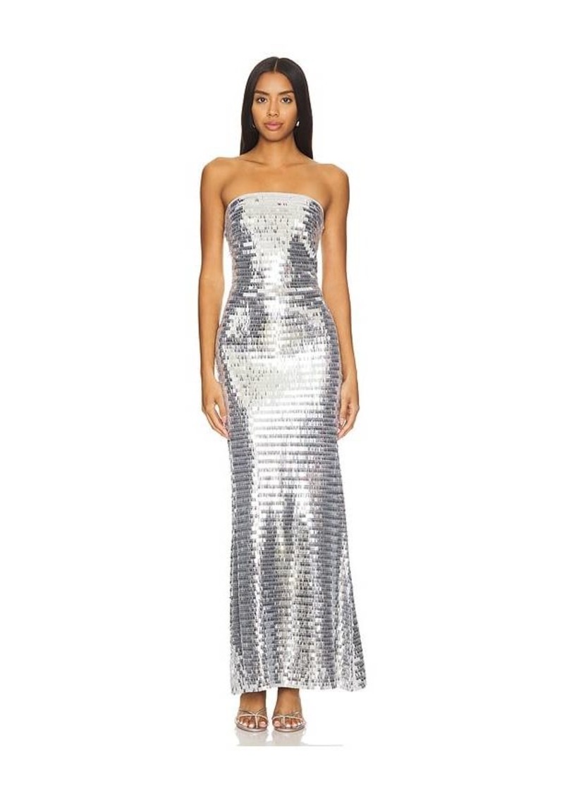 Simon Miller Sculpty Strapless Sequin Dress