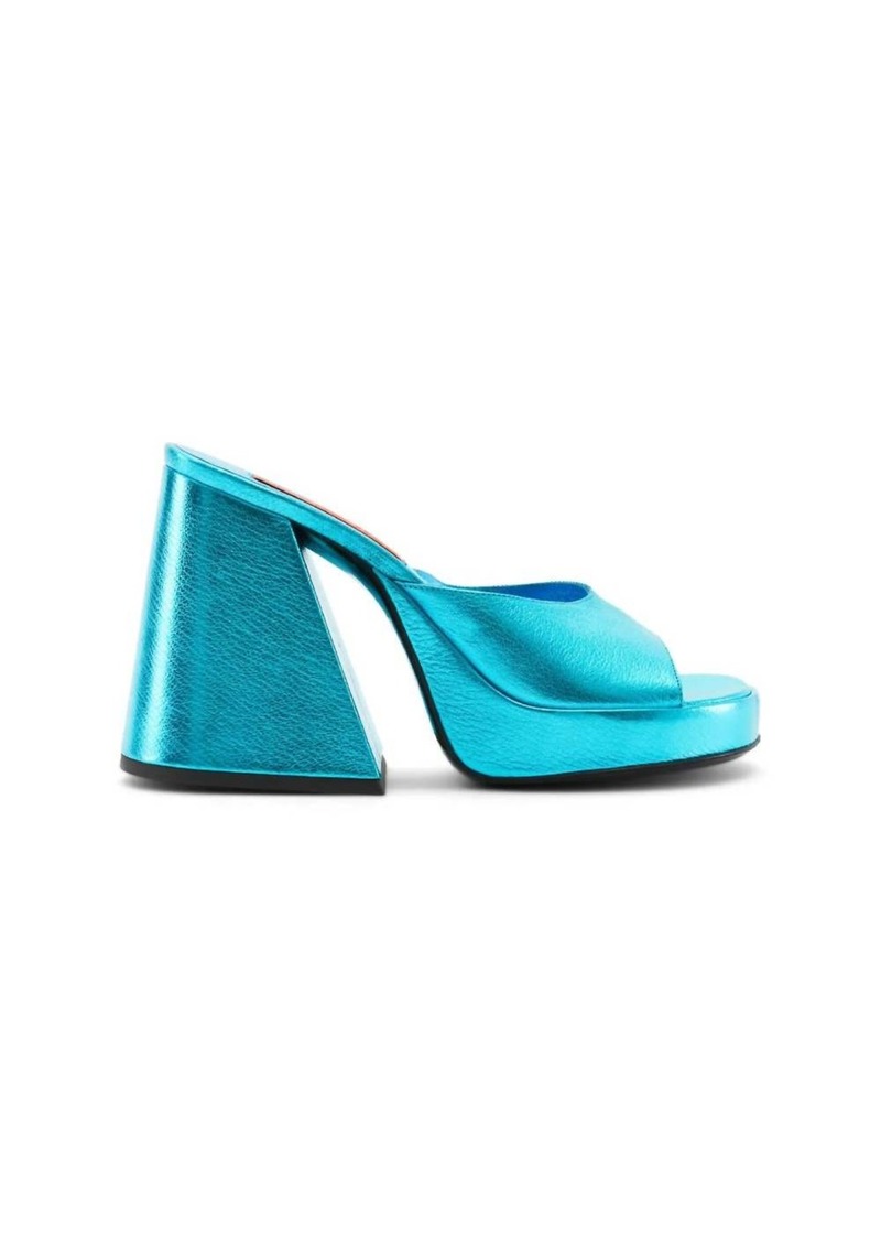 Simon Miller Slice Heel Sandal In Suburban Blue