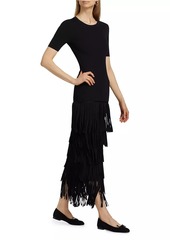 Simon Miller Za Za Knit Fringe Dress