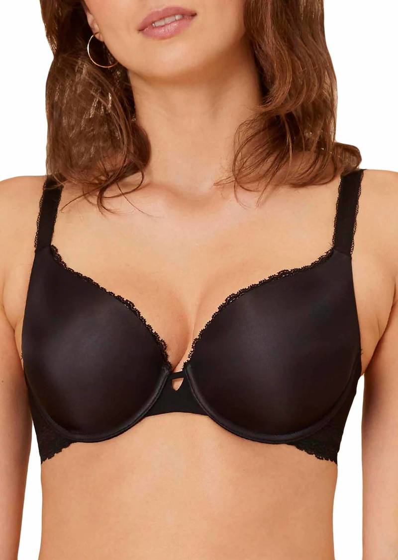 Simone Perele Confiance Padded Plunge Bra In Black