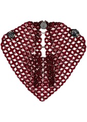 Simone Rocha bead-embellished scarf