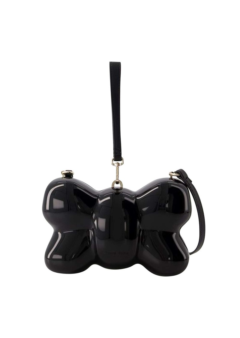 Bow Bag Crossbody - Simone Rocha - Leather - Black