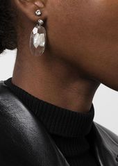 Simone Rocha clear pearl-embellished drop earrings