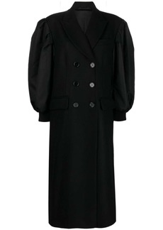 Simone Rocha double-breasted wool-blend coat