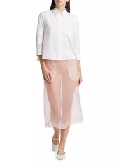 Simone Rocha Embellished Button-Front Shirt