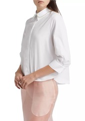 Simone Rocha Embellished Button-Front Shirt