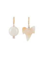 Simone Rocha faux-pearl and tooth earrings