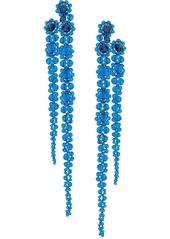 Simone Rocha flower crystal drop earrings