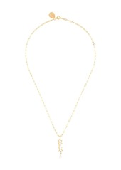 Simone Rocha pearl-embellished E letter necklace