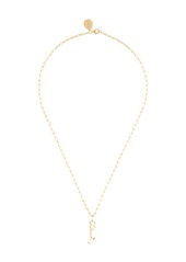 Simone Rocha pearl-embellished F letter necklace
