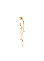 Simone Rocha pearl-embellished F letter single earring