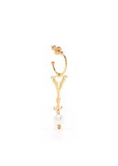 Simone Rocha pearl-embellished Y letter single earring