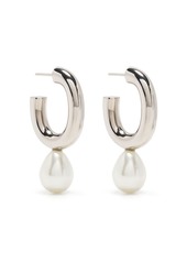 Simone Rocha pearl hoop earrings