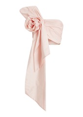 Simone Rocha - Pressed Rose Draped Crop Top - Pink - UK 10 - Moda Operandi